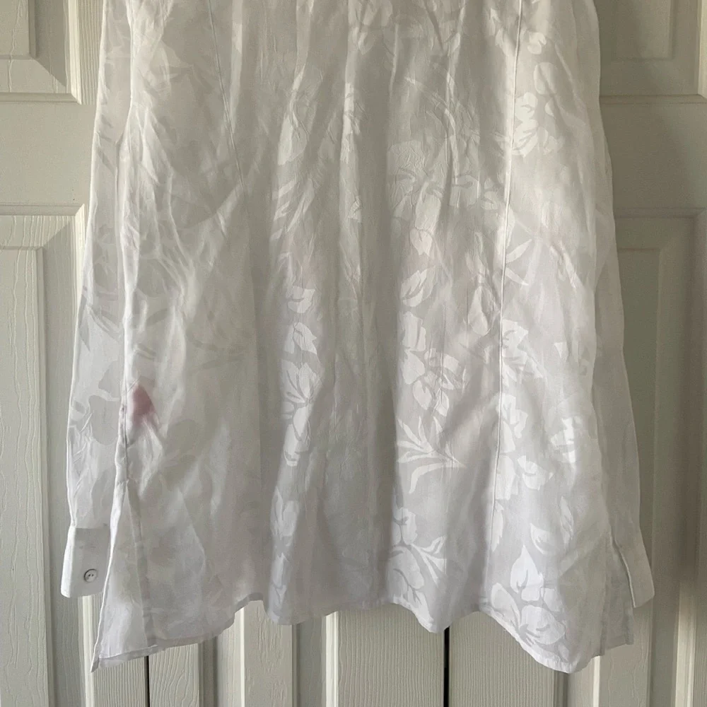 Ruby Rd. Floral Button Up Blouse - Picture 3 of 3